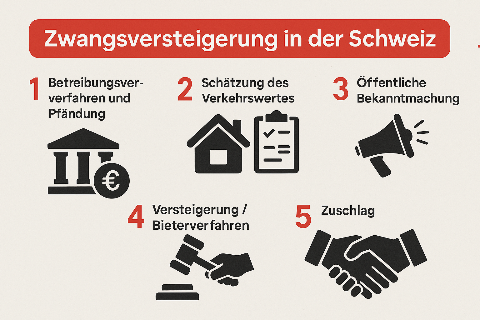 Ablauf einer Zwangsversteigerung